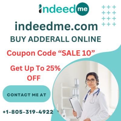 Buy Adderall Overnight - Free delivery in USA via FedEx. Up to 20% Discount on Medsrite Use Code (SALE10). Accepts all payment like Credit card, Debit card and Bitcoin.

Get  Flat 10% Discount   Use Coupon Code “SALE 10”

https://indeedme.com/product-category/buy-adderall-online
Shop now:https://indeedme.com/product/adderall-7-5mg
Visit here: https://indeedme.com/
Get now:- https://indeedme.com/product/adderall-7-5mg