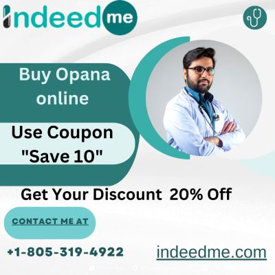 Opana (oxymorphone) is a powerful opioid pain medication used to treat severe pain in people who require round-the-clock pain relief for an extended period. Opana works by binding to specific receptors in the brain and spinal cord, which reduces the perception of pain.

 Up to 20% Discount on Medsrite Use Code (SALE10).

 Visit Here :::  indeedme.com

Opana is a prescription opioid pain medication that contains the active ingredient oxymorphone. It is used to treat moderate to severe pain in patients who require around-the-clock pain relief.

If you have been prescribed Opana, it is important to take it exactly as prescribed by your doctor and to never share your medication with anyone else. If you are concerned about the risks associated with Opana or have questions about its use, you should talk to your doctor or healthcare provider.

Opana is available in immediate-release and extended-release formulations, and it should only be used under the supervision of a healthcare provider who is experienced in the management of opioid medications. It is important to follow the prescribed dosing regimen and to never share the medication with others, as misuse or abuse can lead to serious health consequences.


https://indeedme.com/product-category/buy-opana-er-online


Buy Opana ER Overnight - Free delivery in USA via FedEx. Up to 20% Discount on Medsrite Use Code (SALE10). Accepts all payment like Credit card, Debit card and Bitcoin.

https://indeedme.com/product-category/buy-opana-er-online
Shop now: https://indeedme.com/product-category/buy-opana-er-online
Visit here:  https://indeedme.com/

indeedme.com
