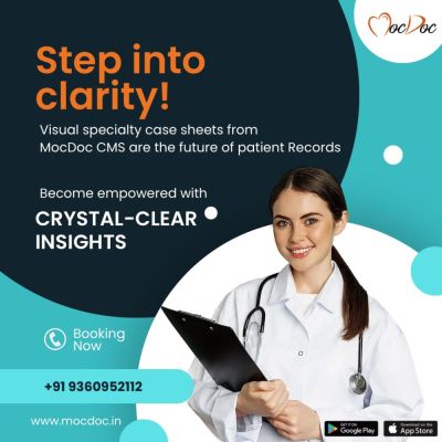 Embark on a journey of customized precision and vivid insights. Venture into the future with our personalized case sheets and exceptional visual mastery. Reach out to discover more about our advanced clinic software.